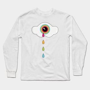 Tears of a Rainbow Cyclops Cloud Long Sleeve T-Shirt